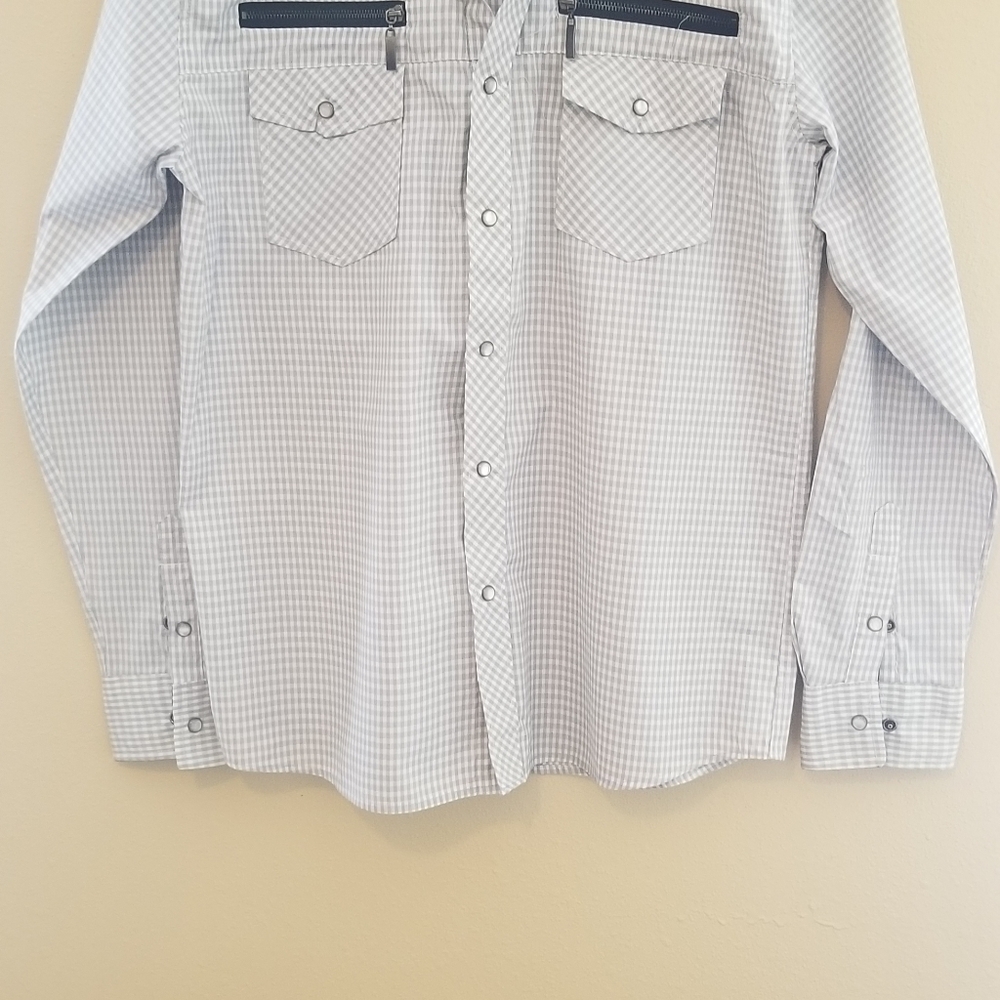 Blue Gear Men long sleeve button down shirt